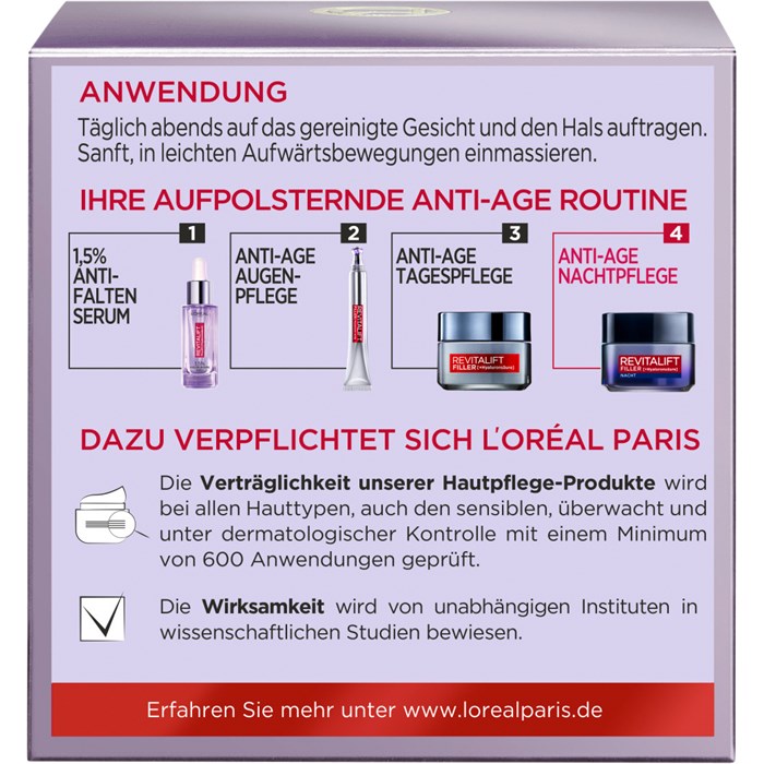 Filler Aufpolsternde Nachtpflege
