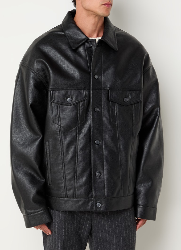 The Frankie Shop Conan jacket made of imitation leather