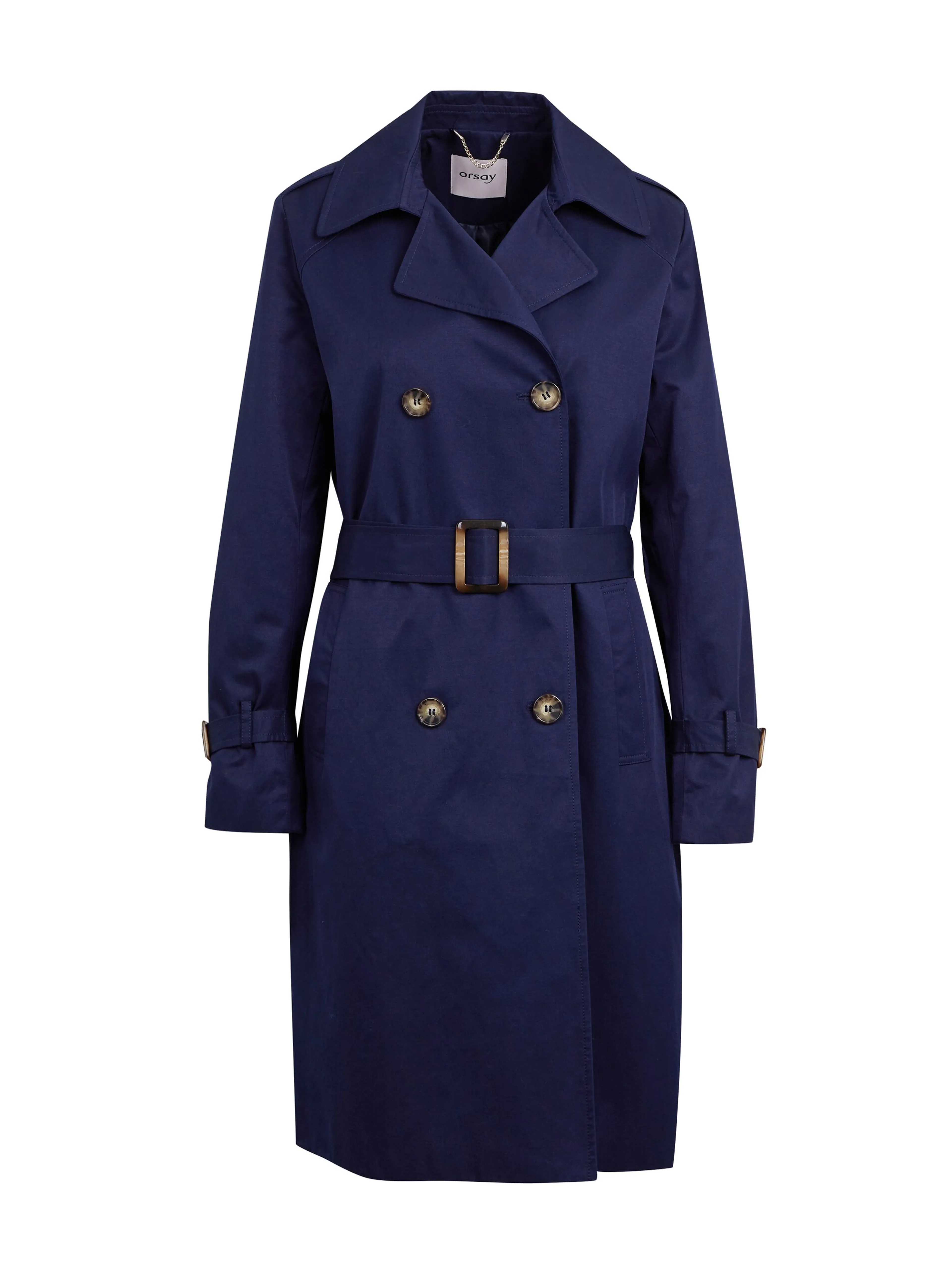 Dunkelblauer Damen-Trenchcoat ORSAY