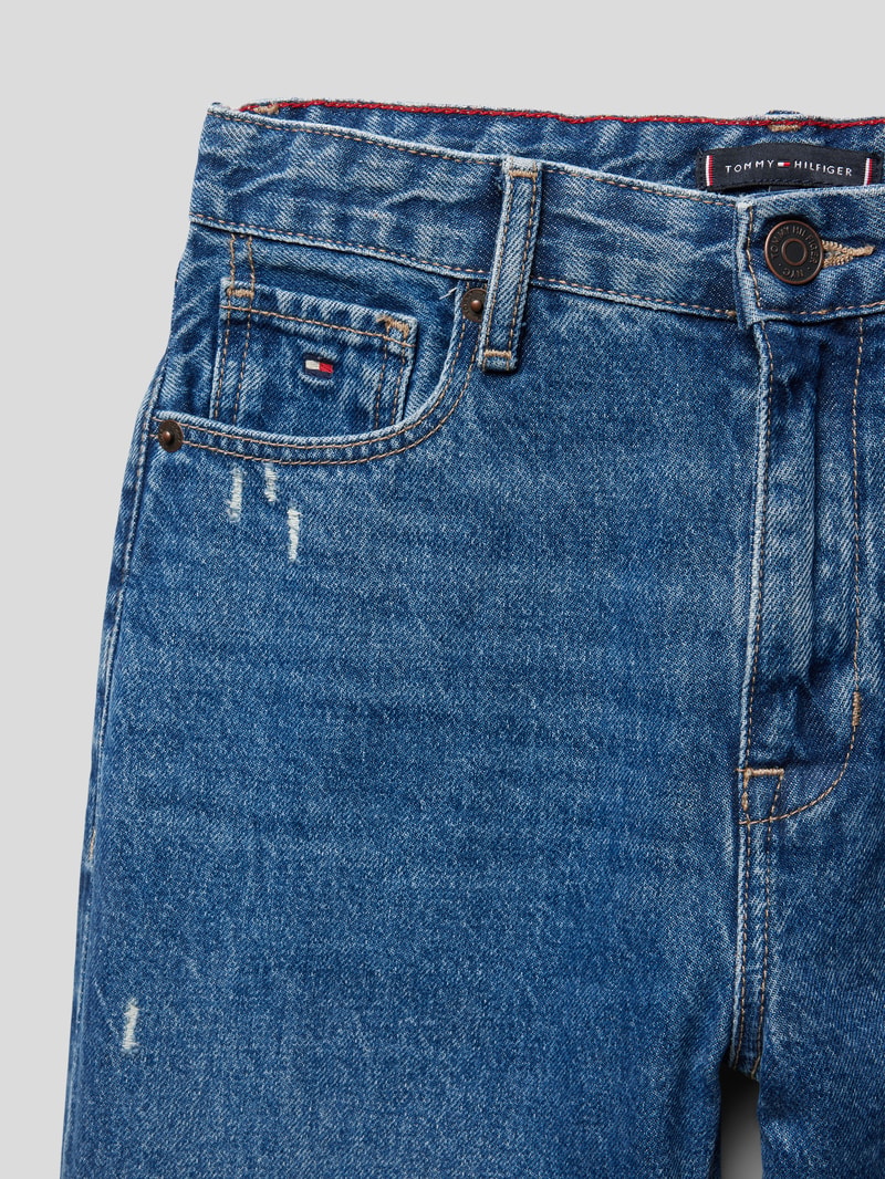 Jeans mit 5-Pocket-Design in blau