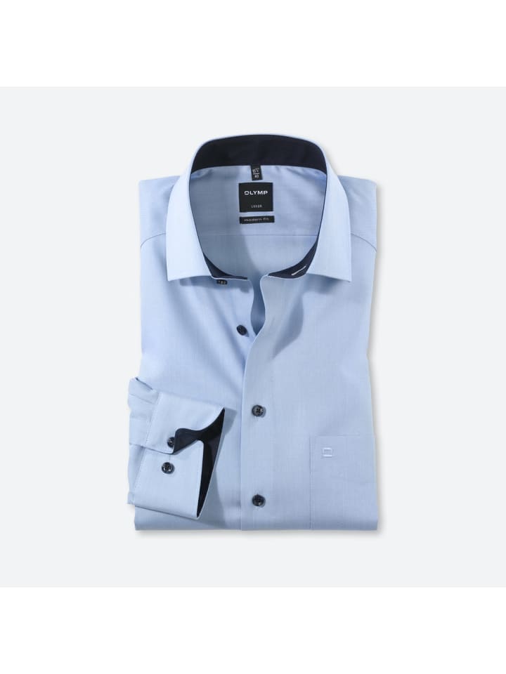 OLYMP  Hemd Luxor in Blau günstig kaufen