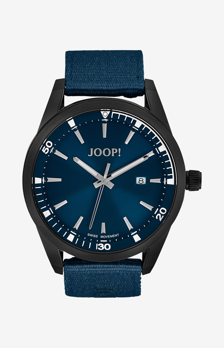 Herrenuhr in Blau/Schwarz