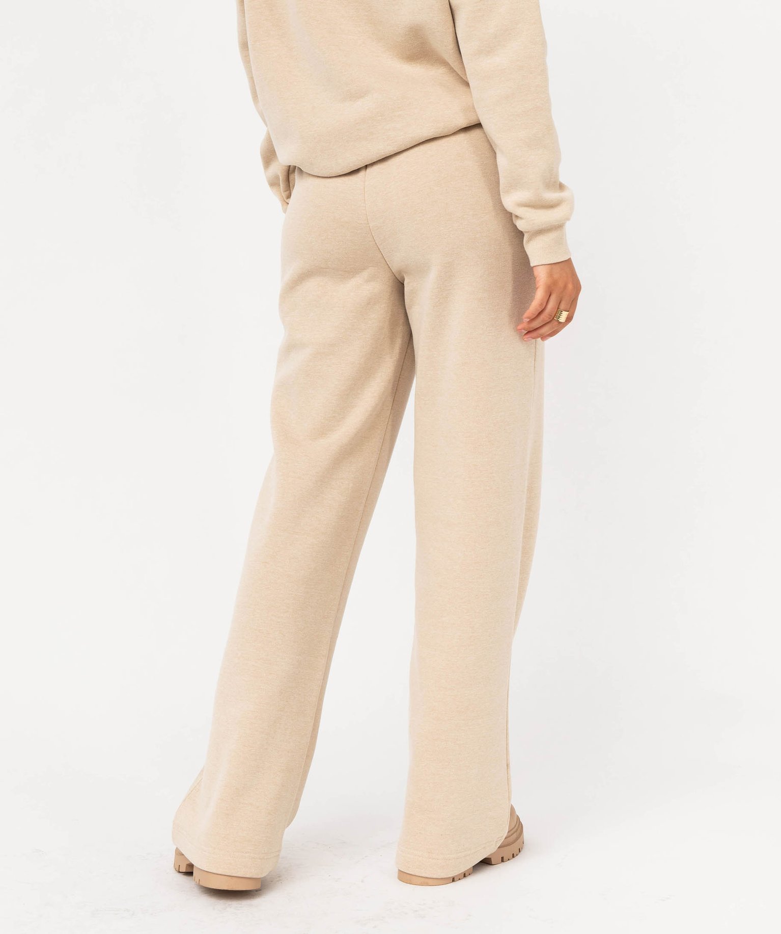 Pantalon de jogging coupe flare femme camel | GEMO