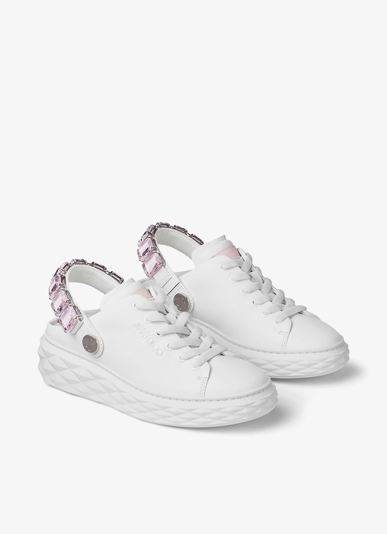 Jimmy Choo Diamond Sling kedas no jēra ādas