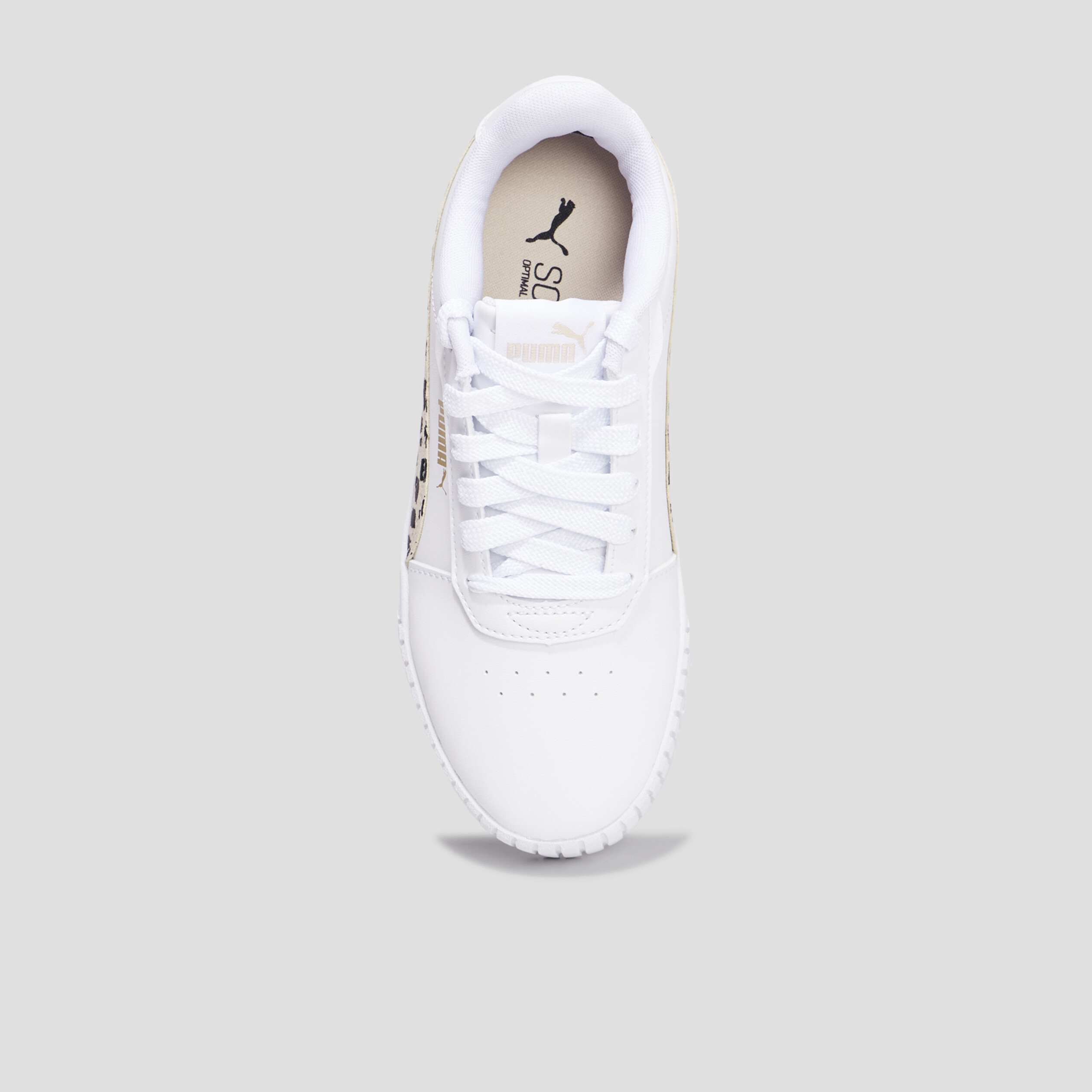 Tennis basses à lacets Puma Carina 2.0 blanc fille | La Halle