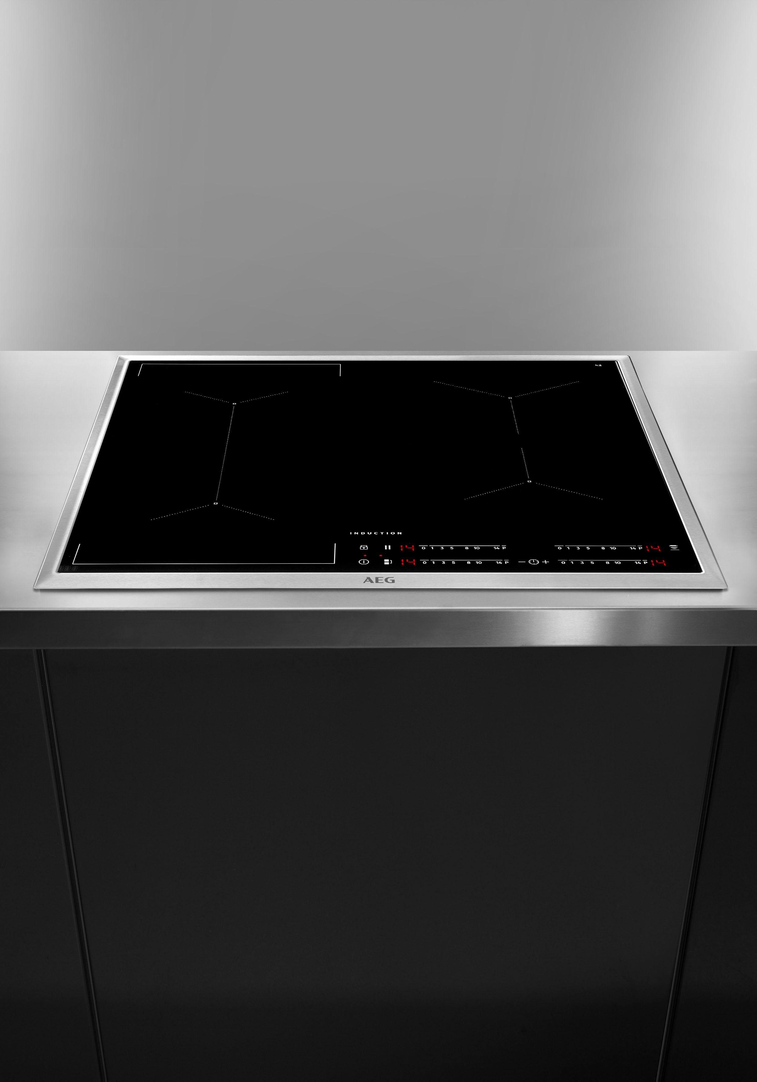 AEG Induktions-Kochfeld IKE64441XB, mit Hob²Hood - Funktion