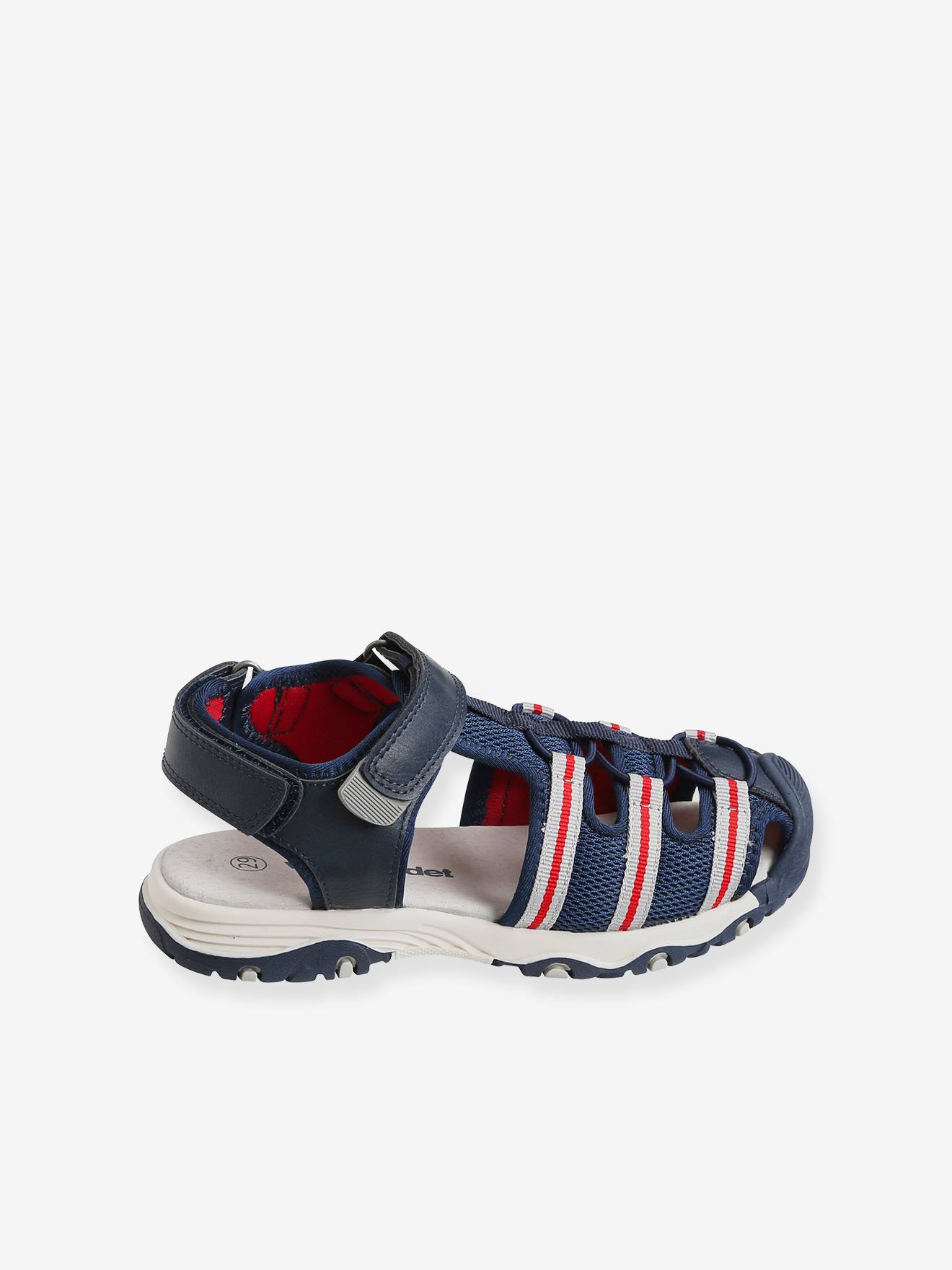 Vertbaudet Jungen Outdoor-Sandalen - grau