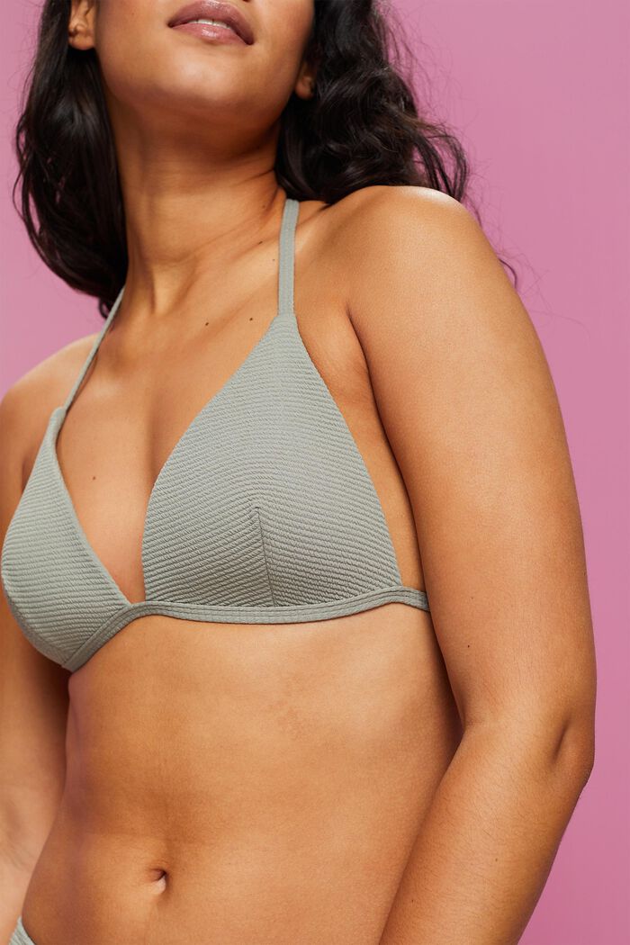 Strukturiertes Triangel-Bikinitop