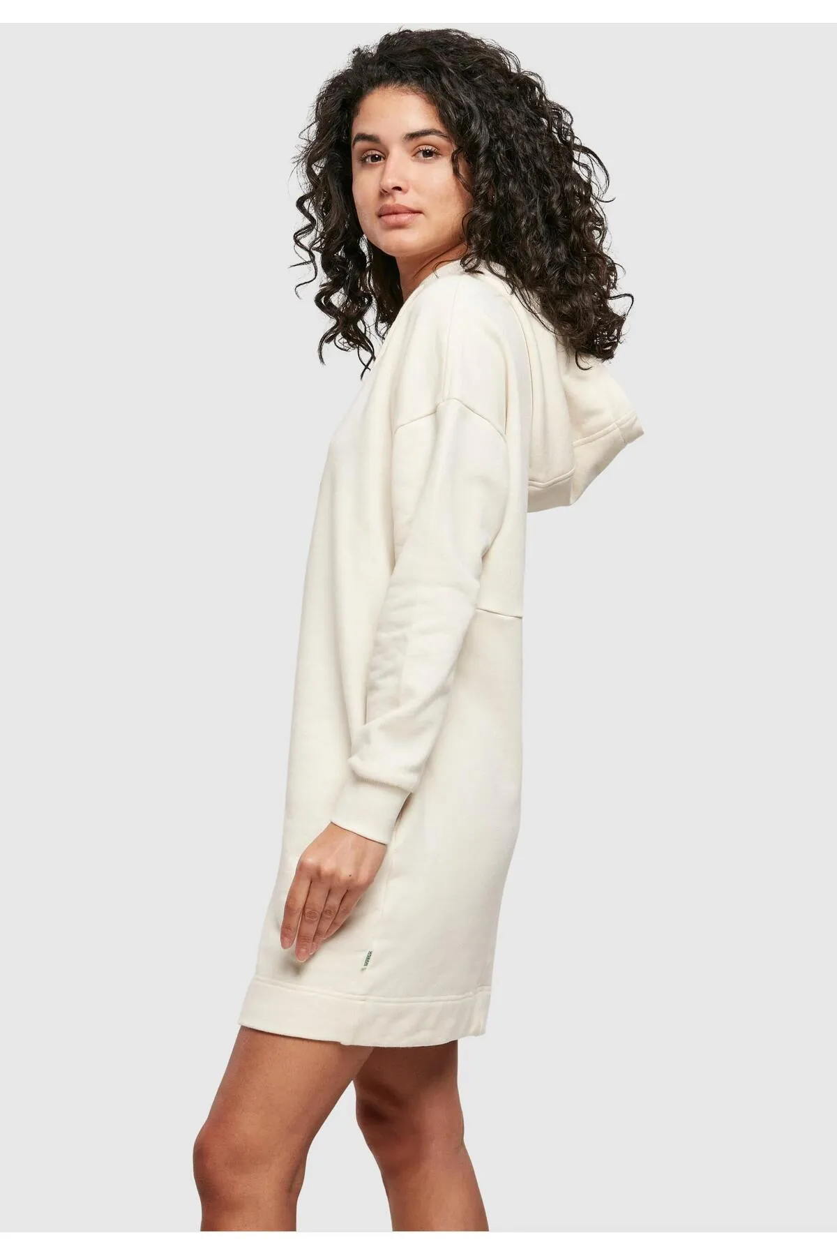 Urban Classics  Damen Damen-Kapuzenkleid aus übergroßem Bio-Frottee
