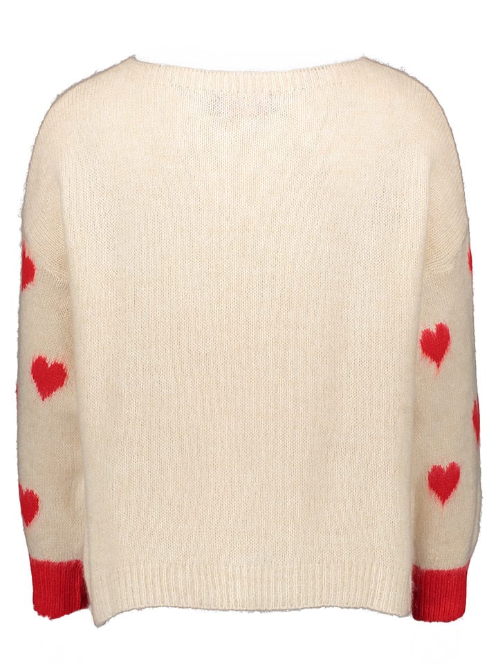 miss goodlife Pullover in Creme/ Orange günstig kaufen