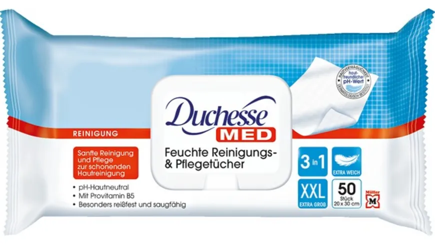 Duchesse MED feuchte Reinigungs- & Pflegetücher