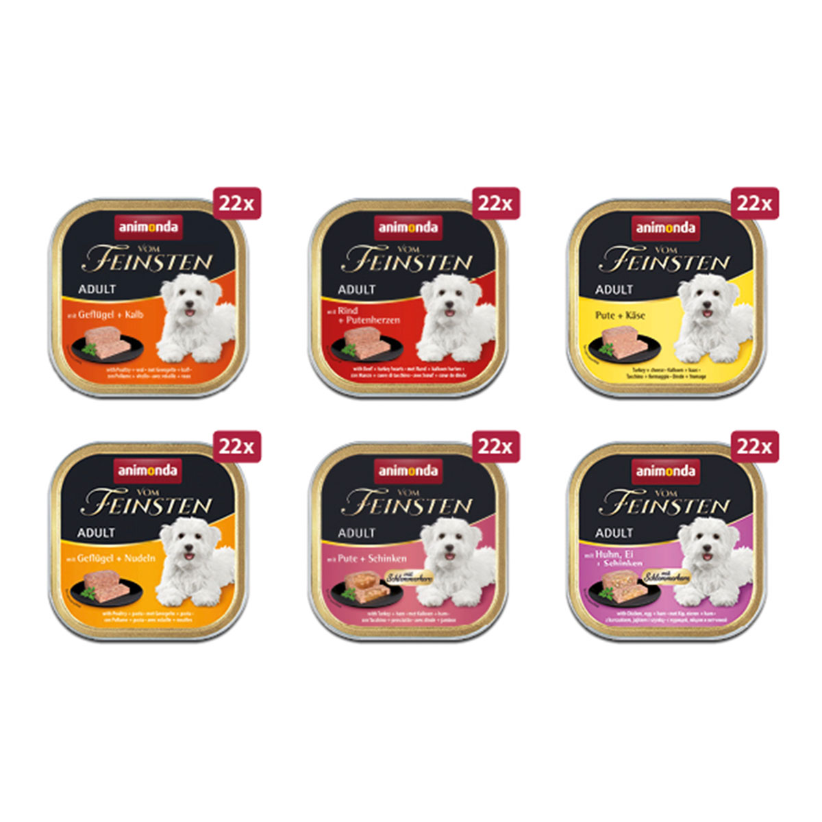 animonda vom Feinsten Adult Megapack 6x22x150g bei ZooRoyal