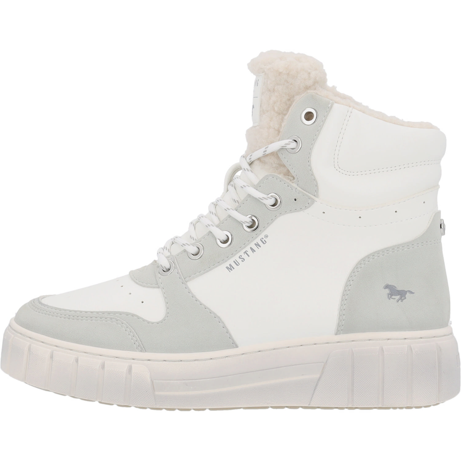 Mustang 1446602, Winterstiefel, Damen, Weiß