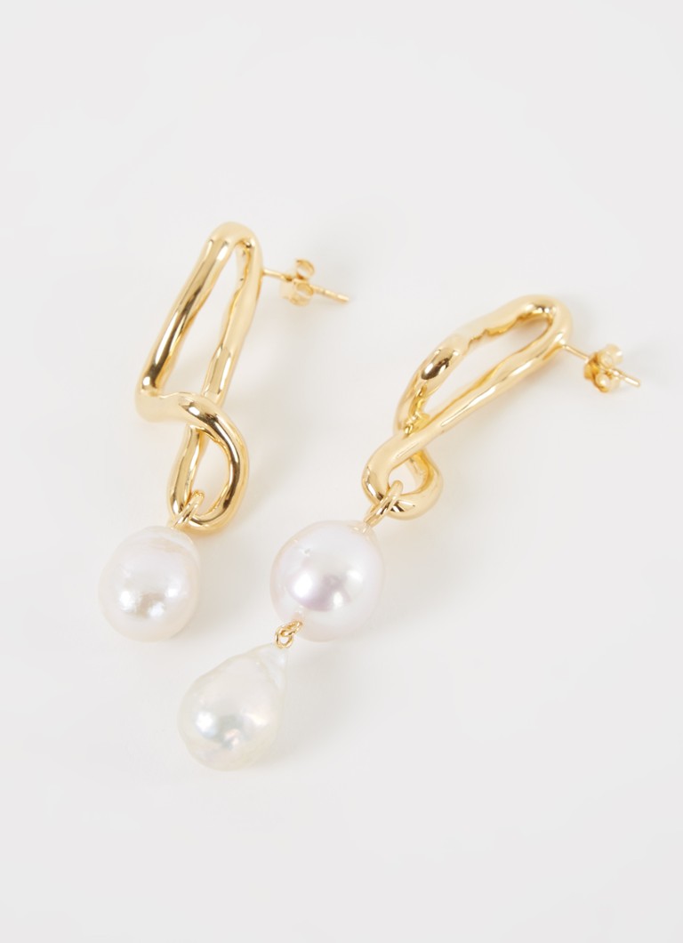 Orecchini Missoma Molten Mismatch placcati in oro