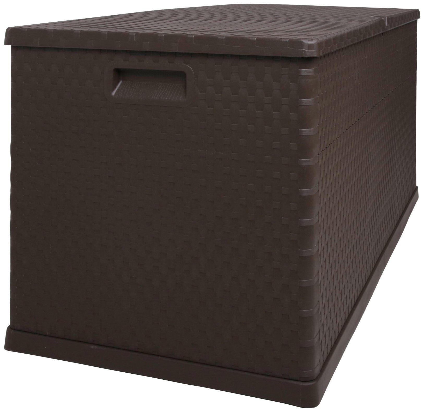 ONDIS24 Kissenbox Rattan, 420 Liter, Kunststoff