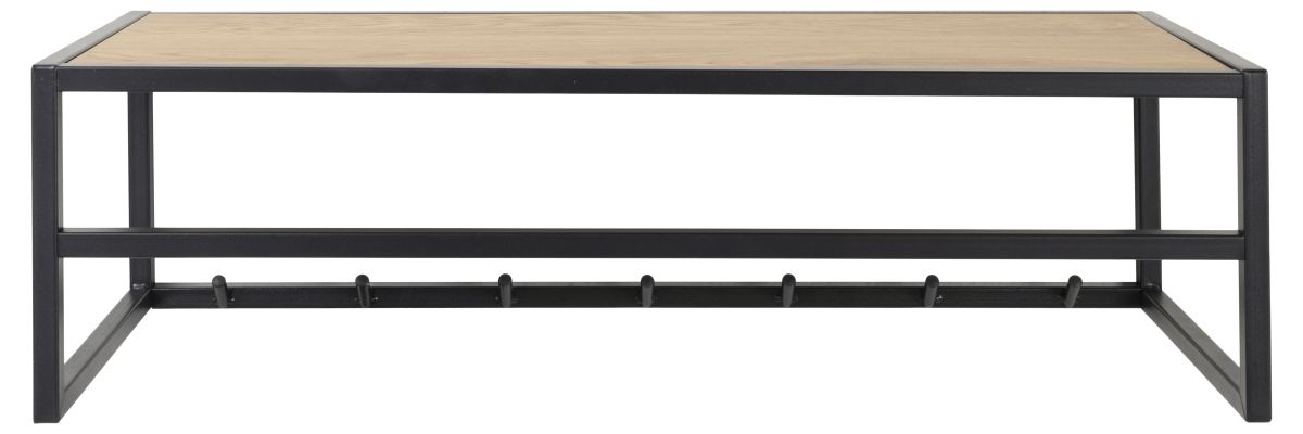 Kleiderhakenbrett Seaford Eiche 77 x 28 cm