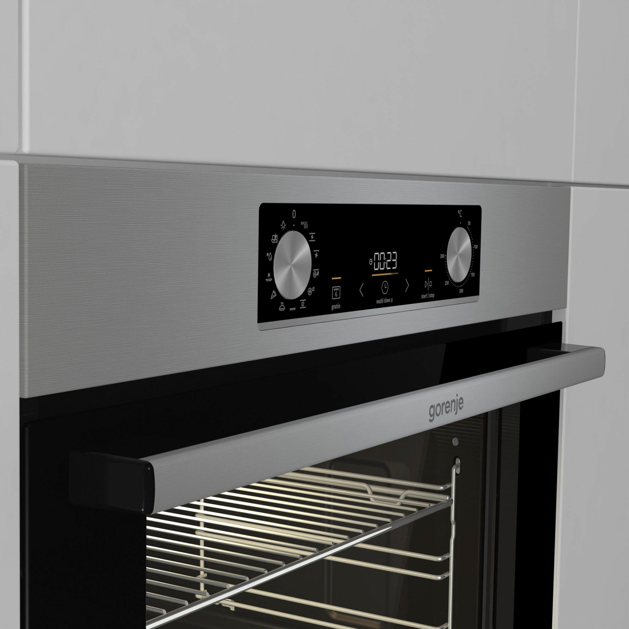 GORENJE Einbaubackofen BOS6737E13, Aqua-Reinigungsfunktion
