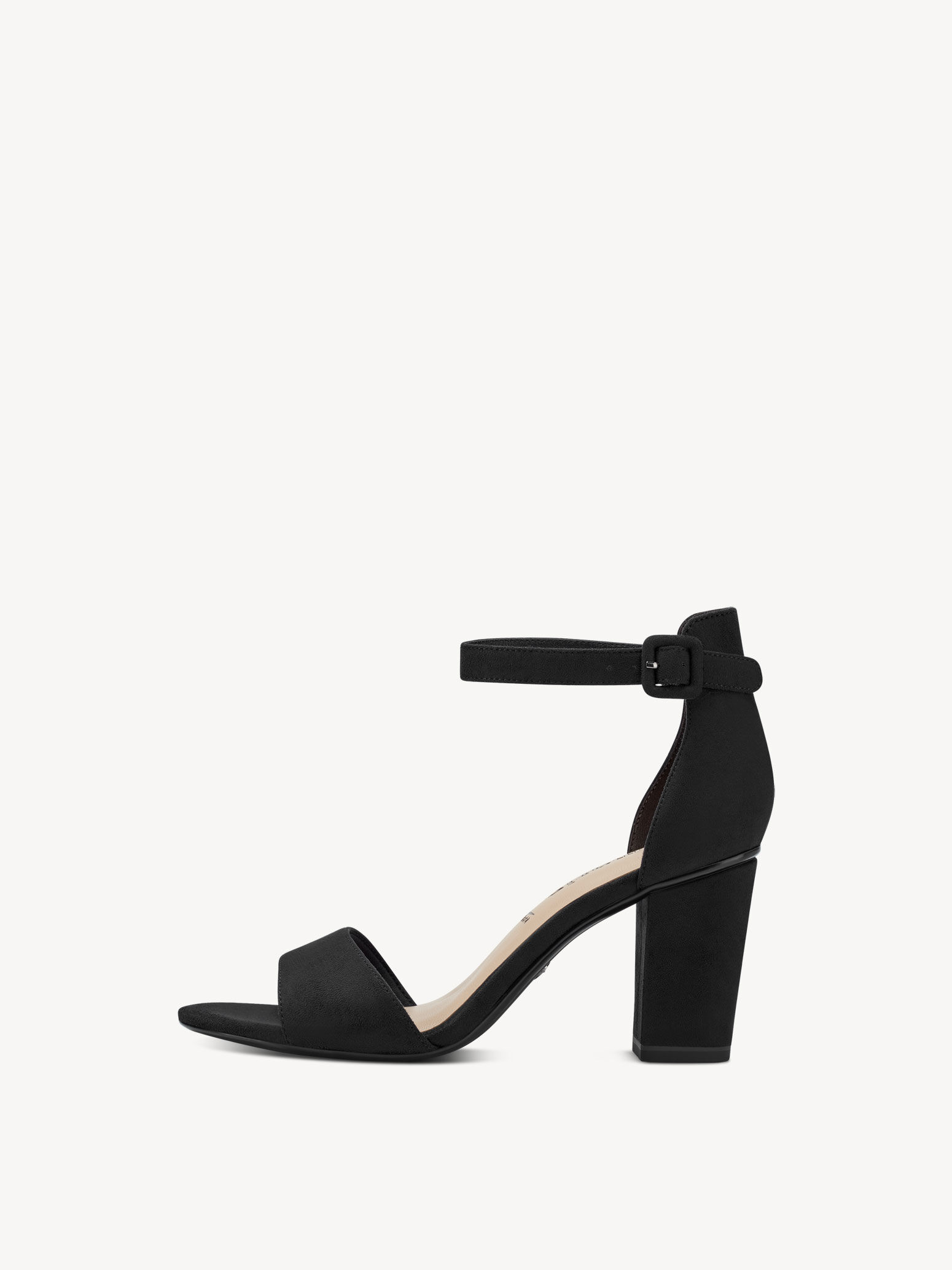 Sandale à talon - noir