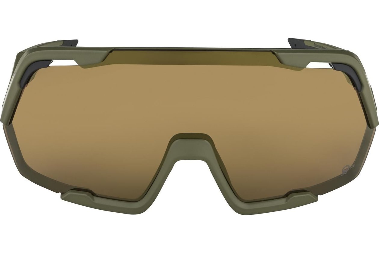 Alpina Rocket Bold Q-Lite olive matt / bronce mirror lens