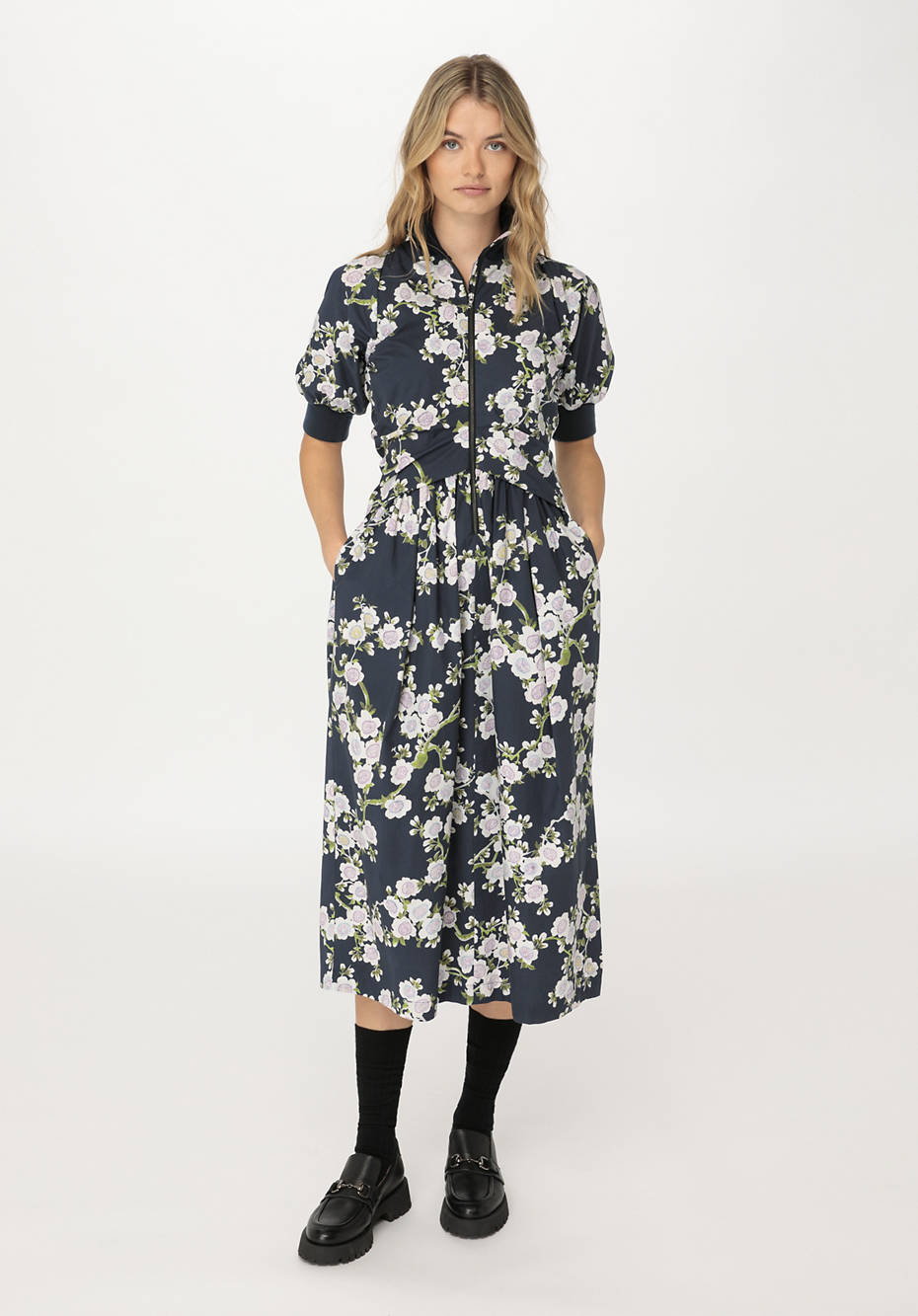 WUNDERKIND X HESSNATUR Kleid aus reiner Bio-Baumwolle