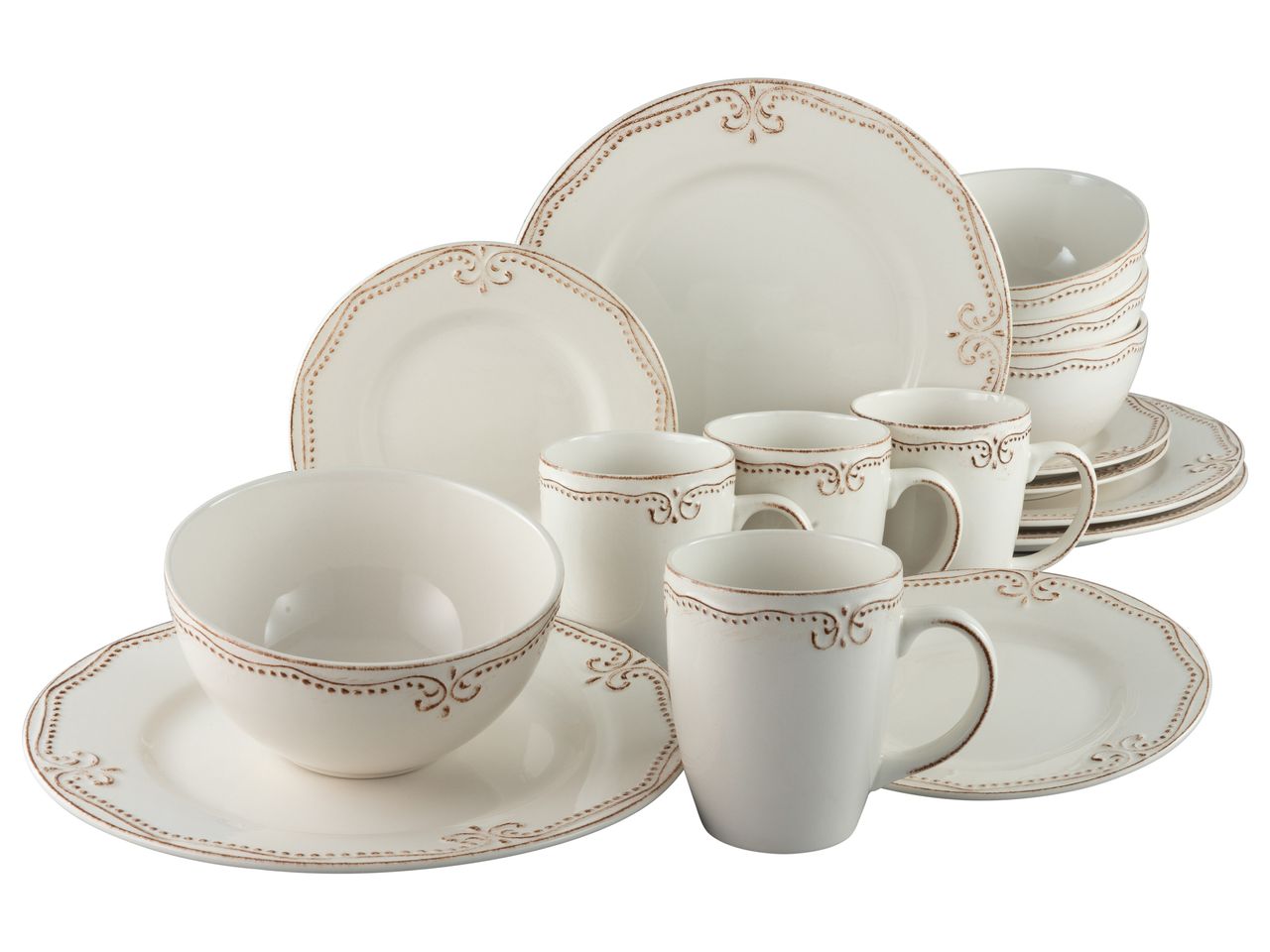 CreaTable Romantic Vintage Kombiservice 16-tlg