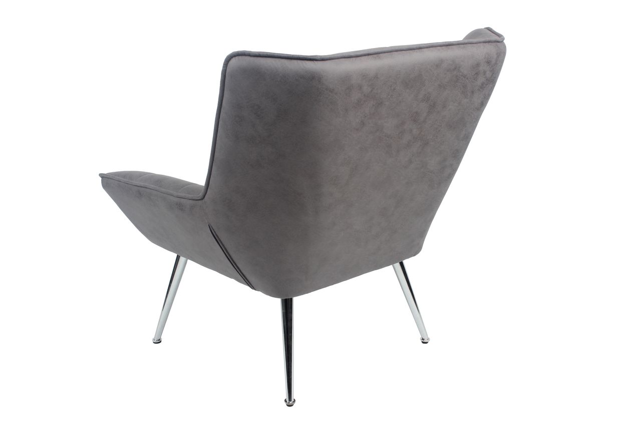 Happy Home Happy Home XXL Sessel Ohrensessel HWP65-GRA grau