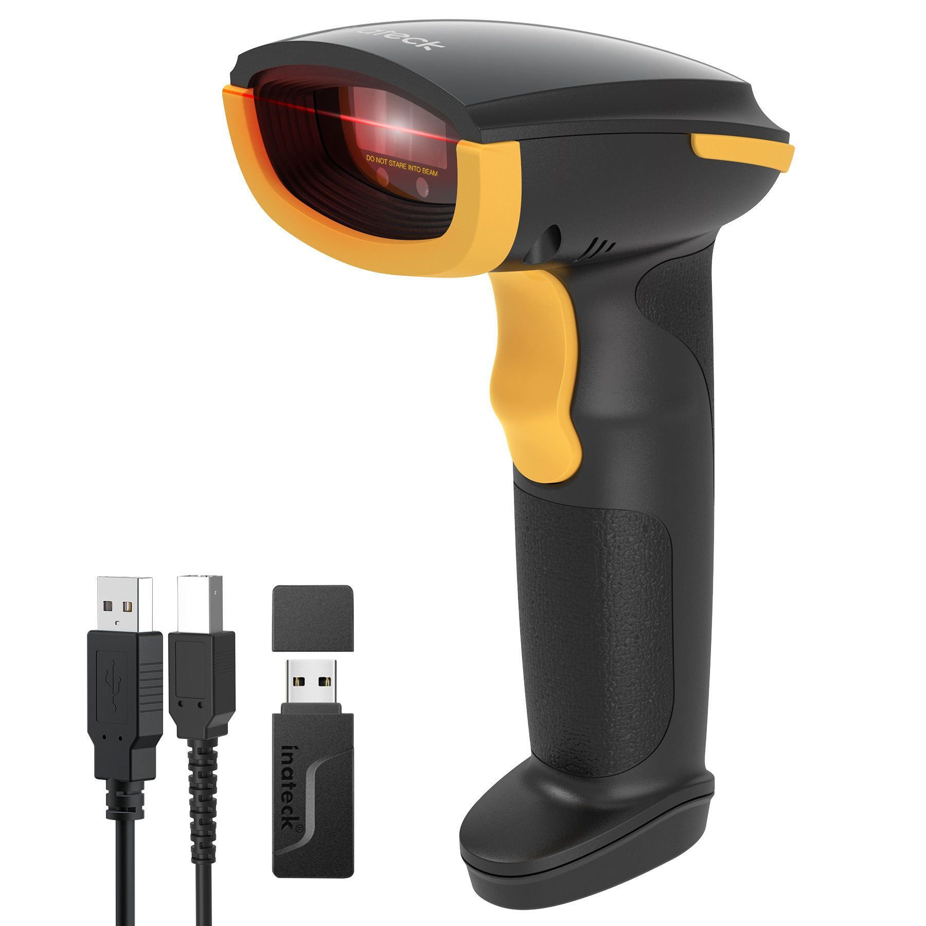 Inateck 1D Bluetooth Barcode Scanner Handscanner, (Unterstützen Selbst Entwickelte App und SDK)