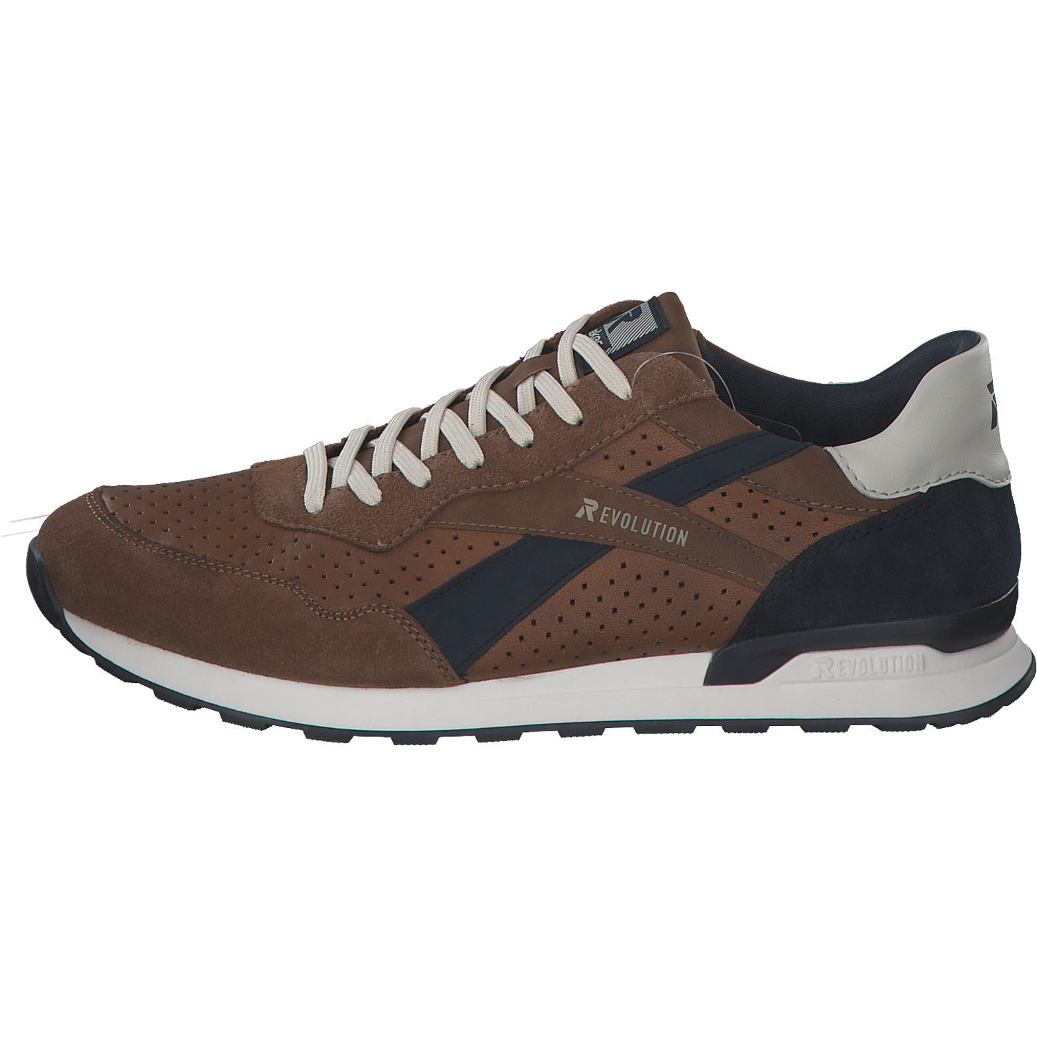 Rieker U0302, Sportliche Halbschuhe, Herren, sattel/brown/mandel/ozean/pazi