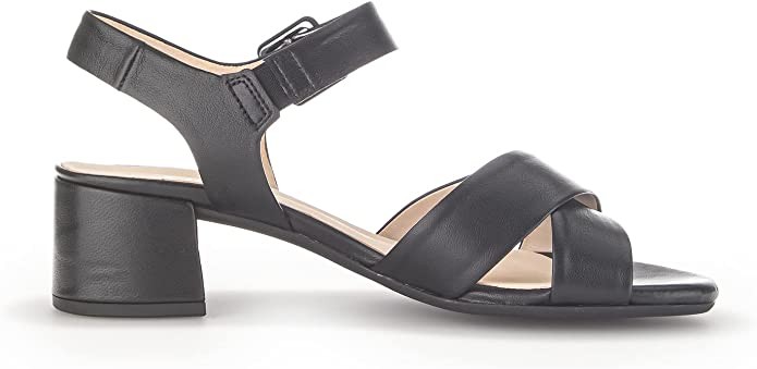 GABOR Riemchen Sandalen schwarz Comfort Riemchensandalen