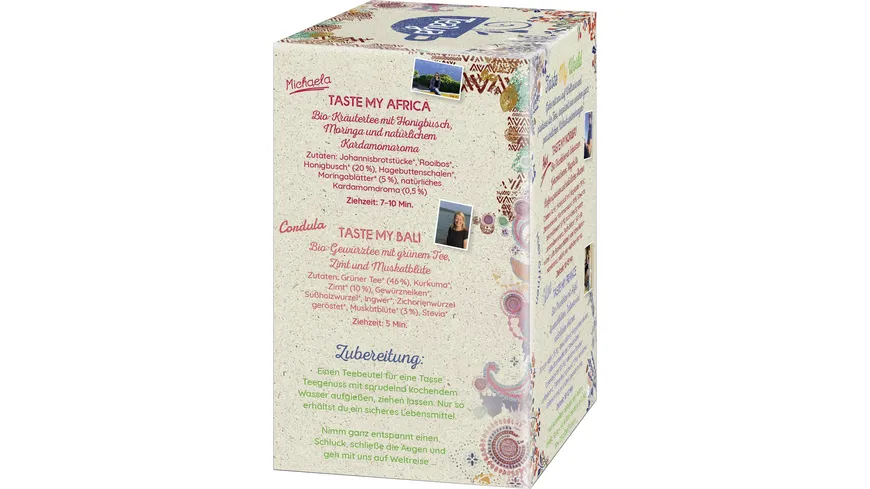 Teaya Bio-Tee Taste my World Probierpack Edition 2 31.6 g