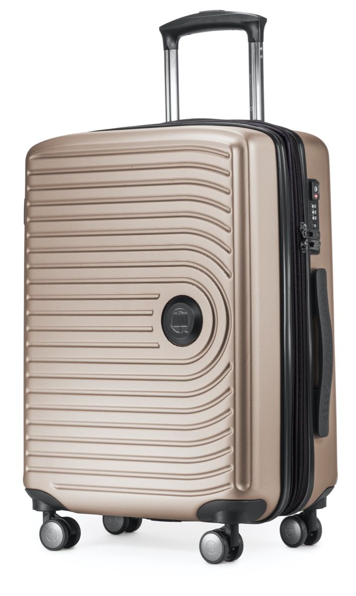 MITTE - hand luggage hard shell matt, XXL extension, TSA, 55 cm, 55 liters