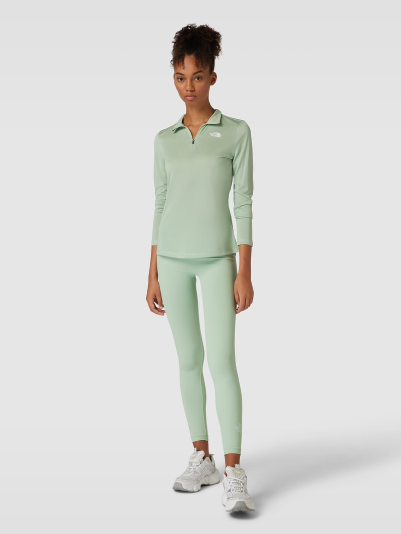 Sweatshirt mit Label-Print in mint