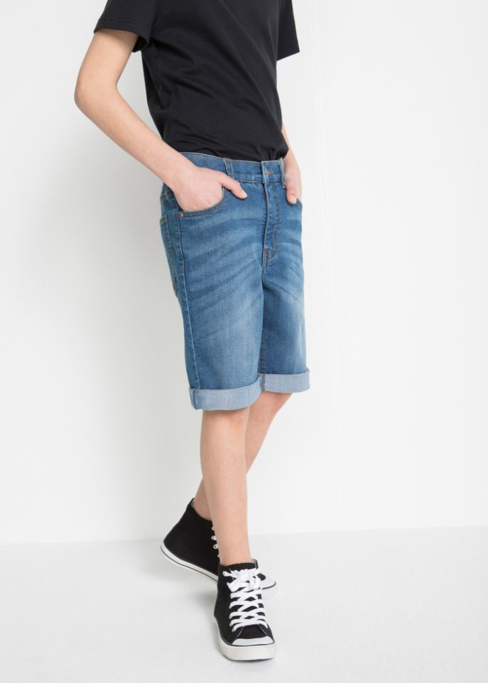 Jungen Stretch-Bermuda