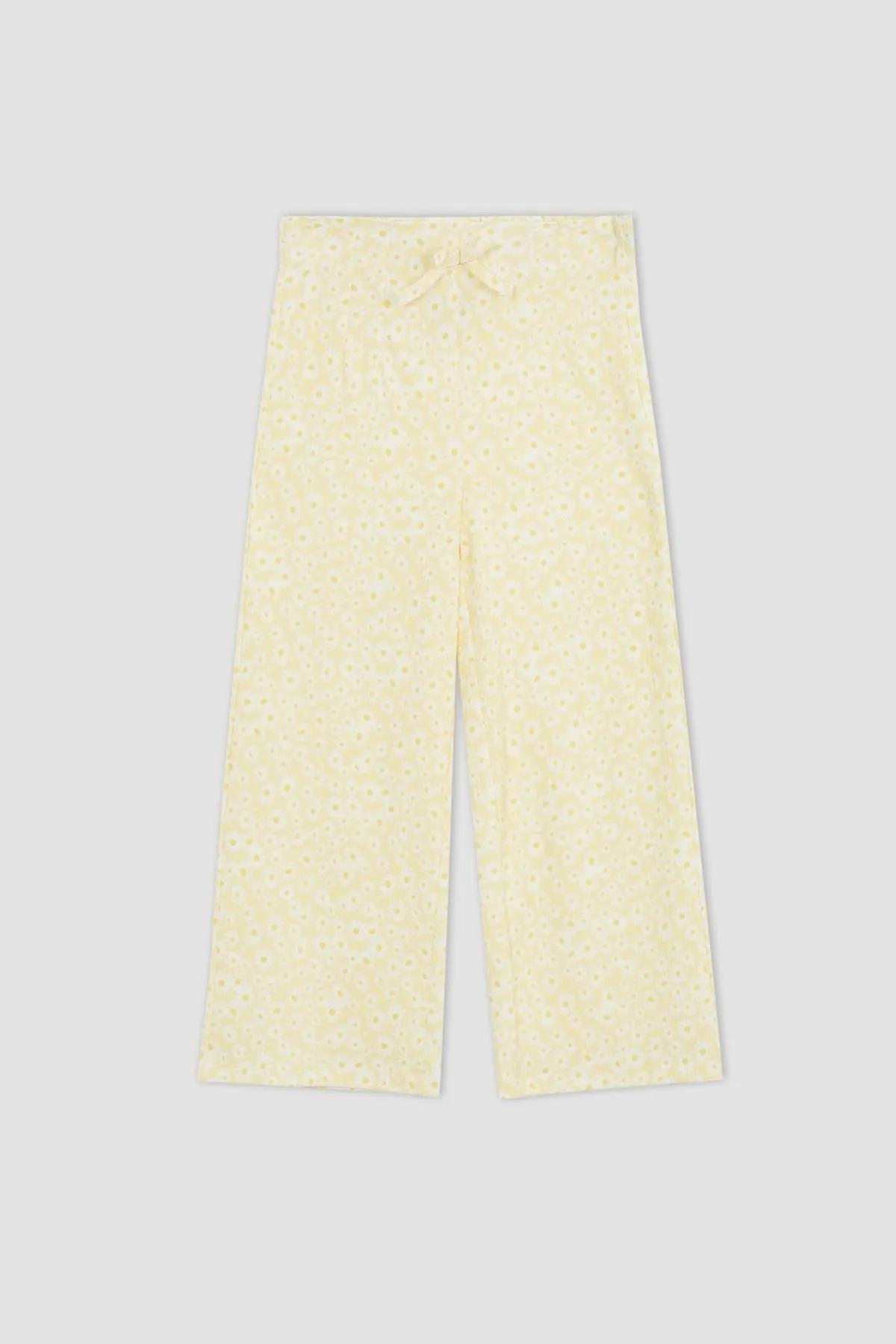DeFacto  2er-Set Blusenhose aus bauchfreiem Crinkle-Stoff für Mädchen