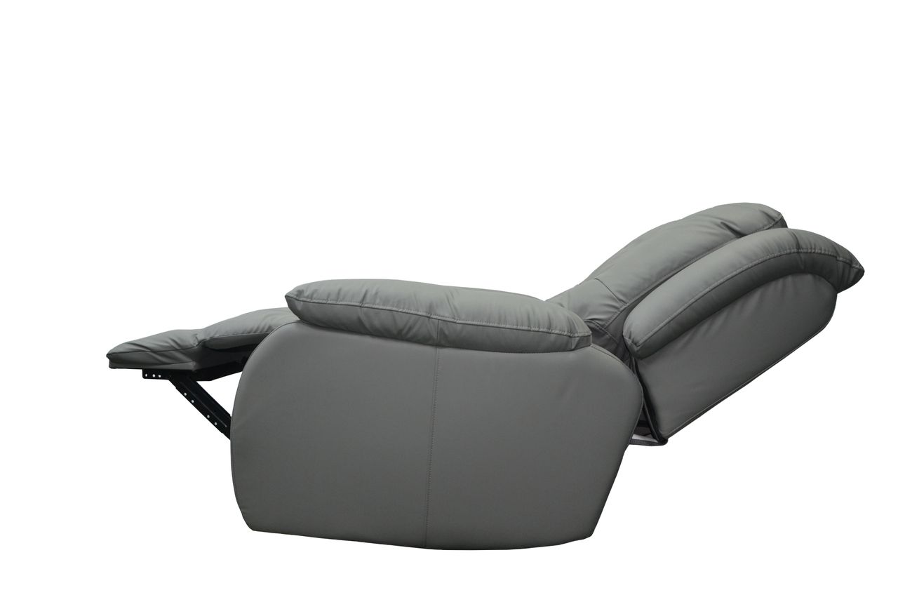 Happy Home Elektrischer Massagesessel mit autom. Rücken- und Beinanhebung & 3D-Mechanismus HWP73-GRA grau