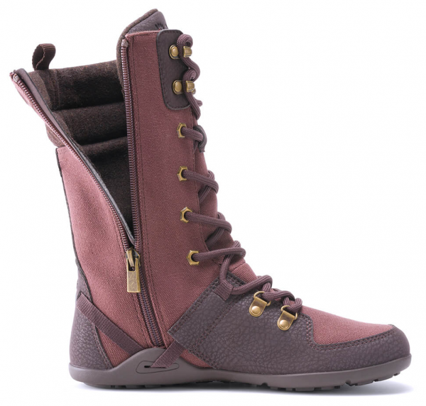 Xero |f ~ Mika Zip Stiefel Warm ~ Chocolate Plum
