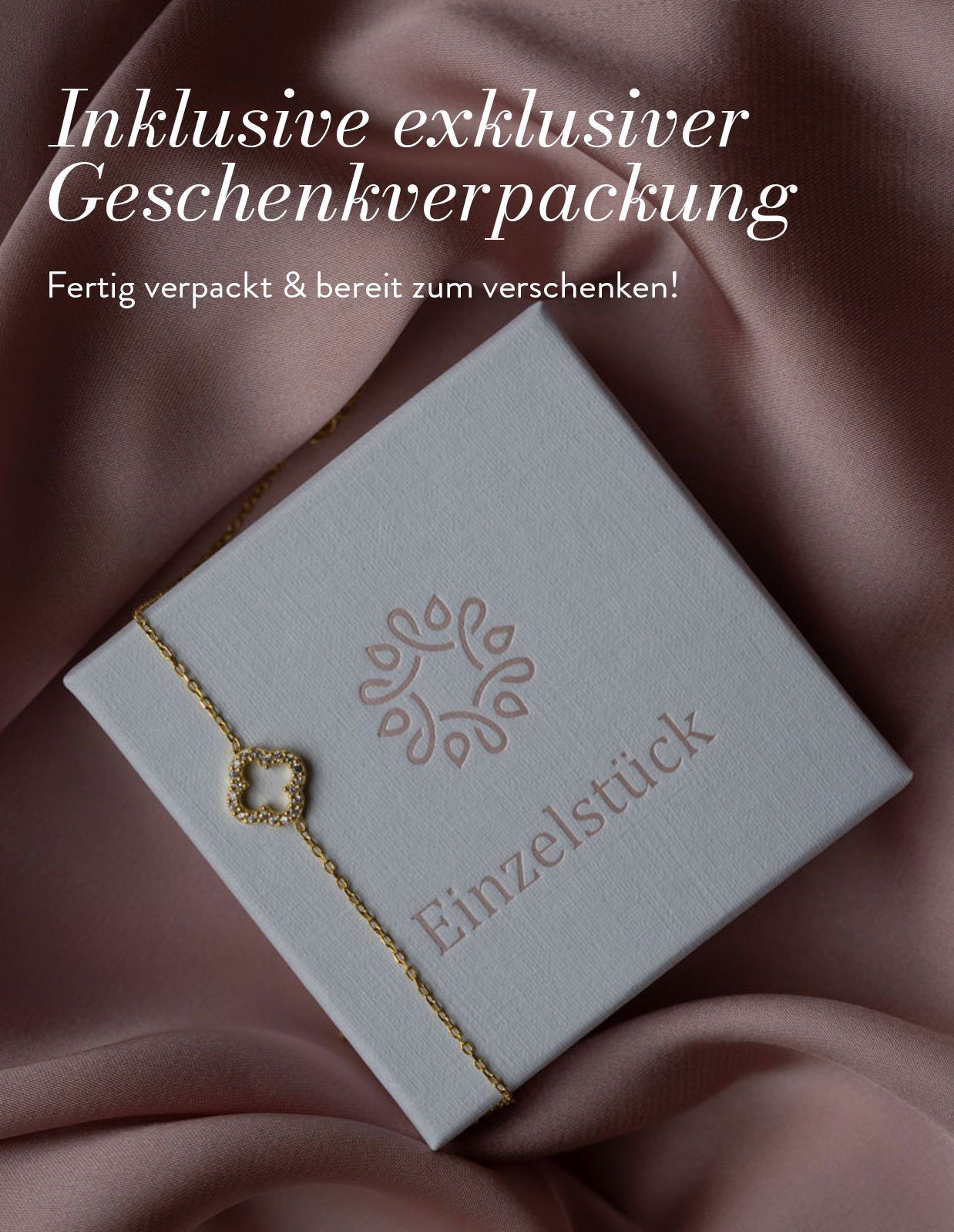 Einzelstück Kette mit Anhänger Einzelstück Kolibri Kette aus 925 Sterling Silber, rosé vergoldet, mit funkelnden Steinen
