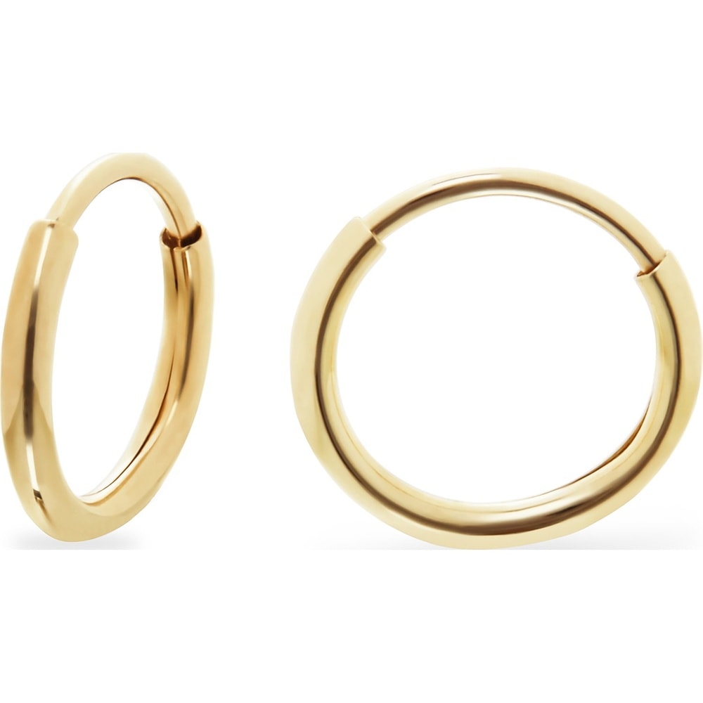 FAVS Créoles 585 Or jaune Boucles d'oreilles