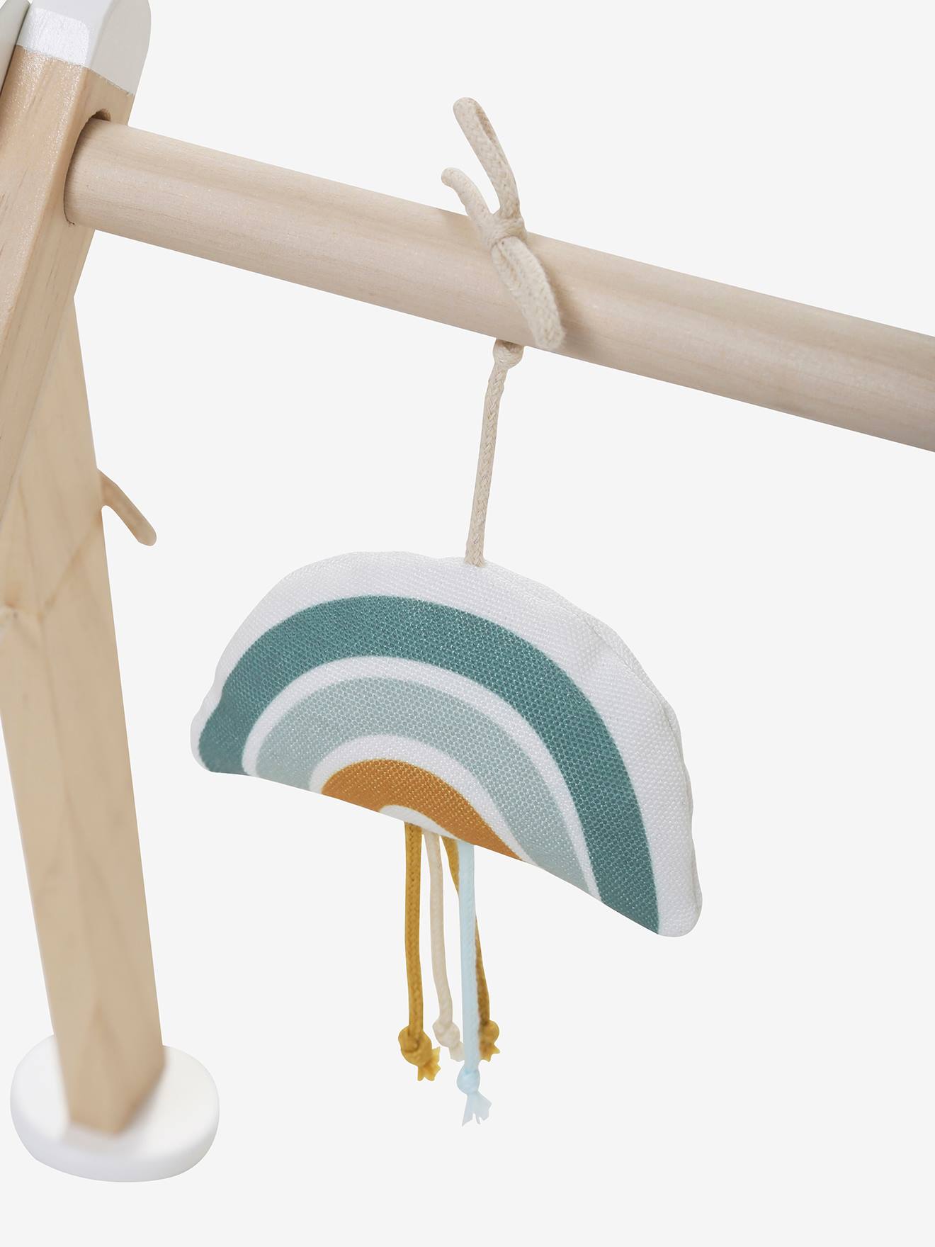 Vertbaudet Baby Spielbogen WOLKE UND STERNE, Holz FSC - rosa