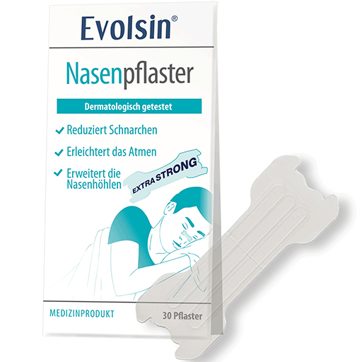 EVOLSIN Nasenpflaster extra stark transparent  30 St  Pflaster