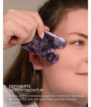 Rosental Organics Amethyst Gua Sha Natural Lifting Tool Gesicht Roll-On-1 Stk