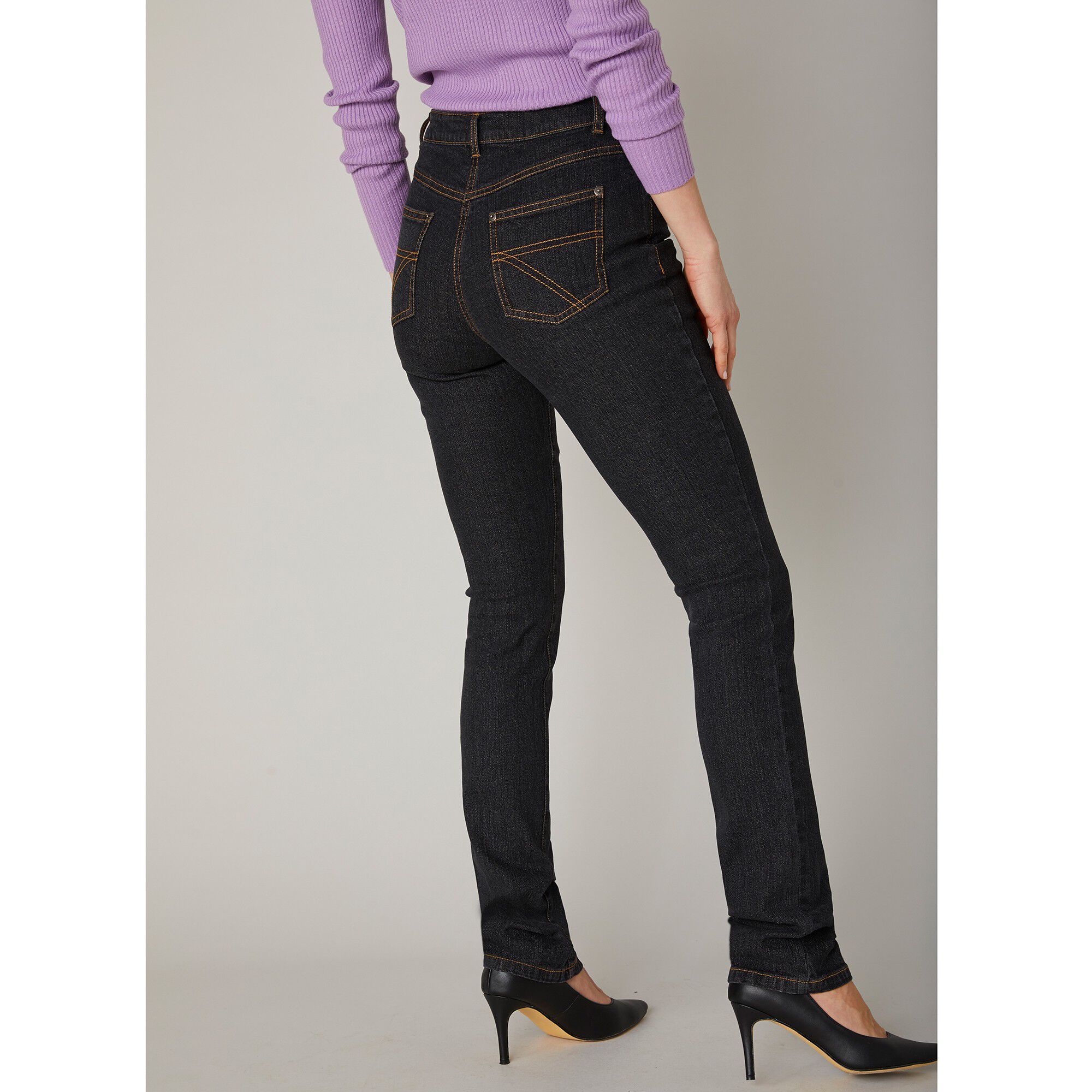 Jean coupe droite stretch