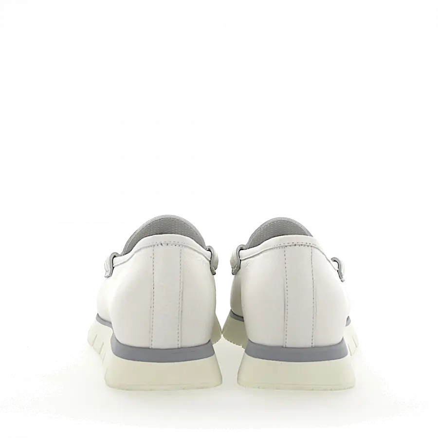 Santoni - Mokassins weiß - weiß
