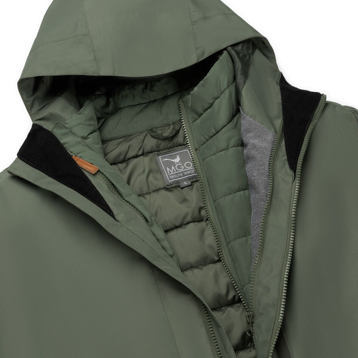 MGO Liam Brown 3-in-1 Herrenjacke