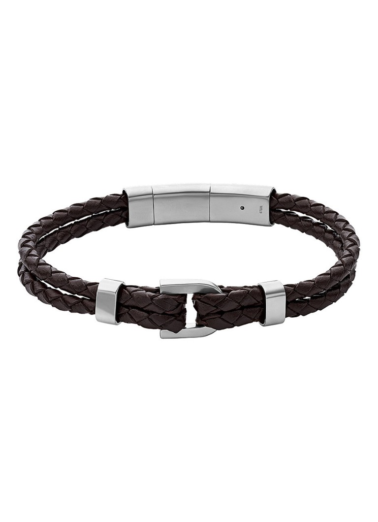 Fossil Heritage leather bracelet JF04203040