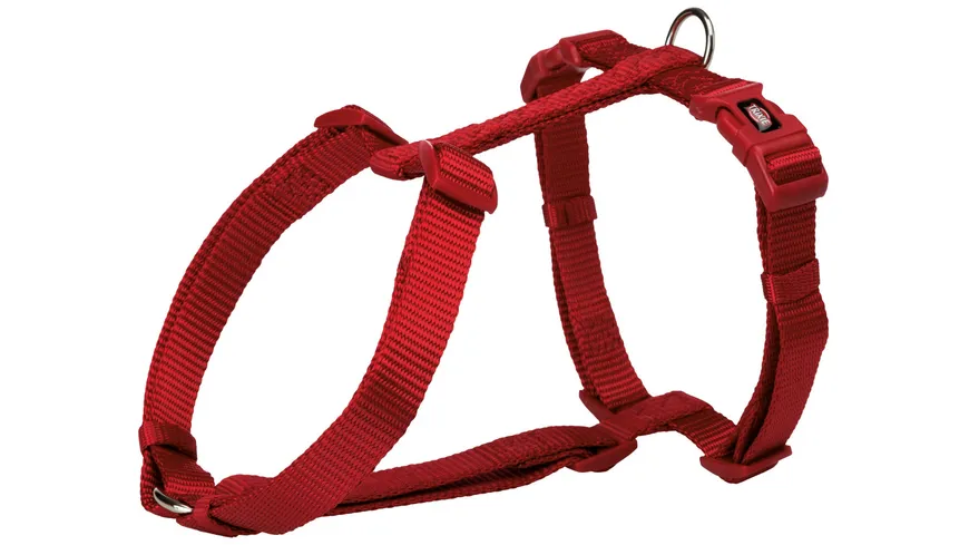 Trixie H-Geschirr Premium rot S-M 40-65 cm / 15 mm Hunde Zubehör