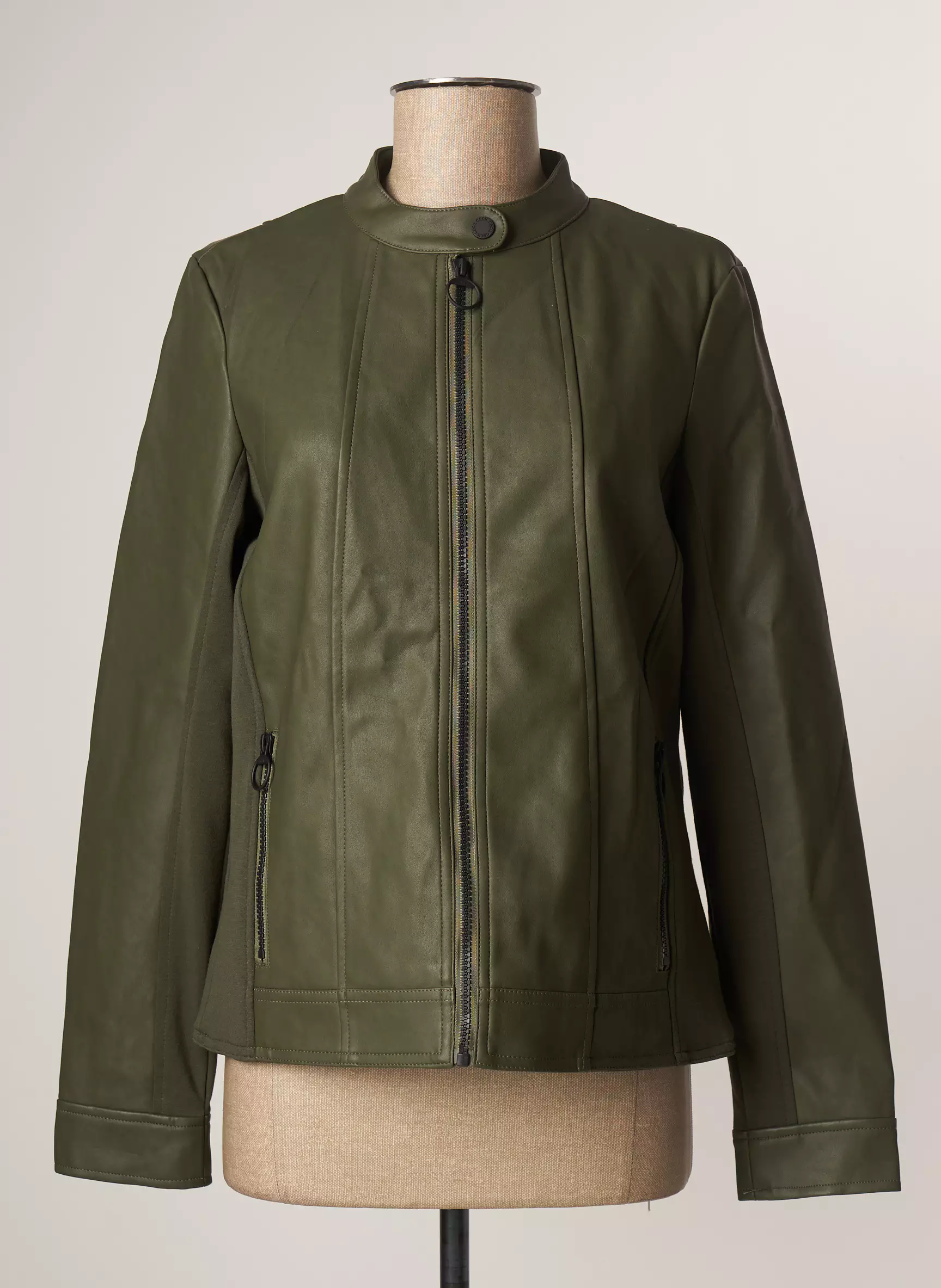 Cecil Vestesimilicuir Femme couleur vert
