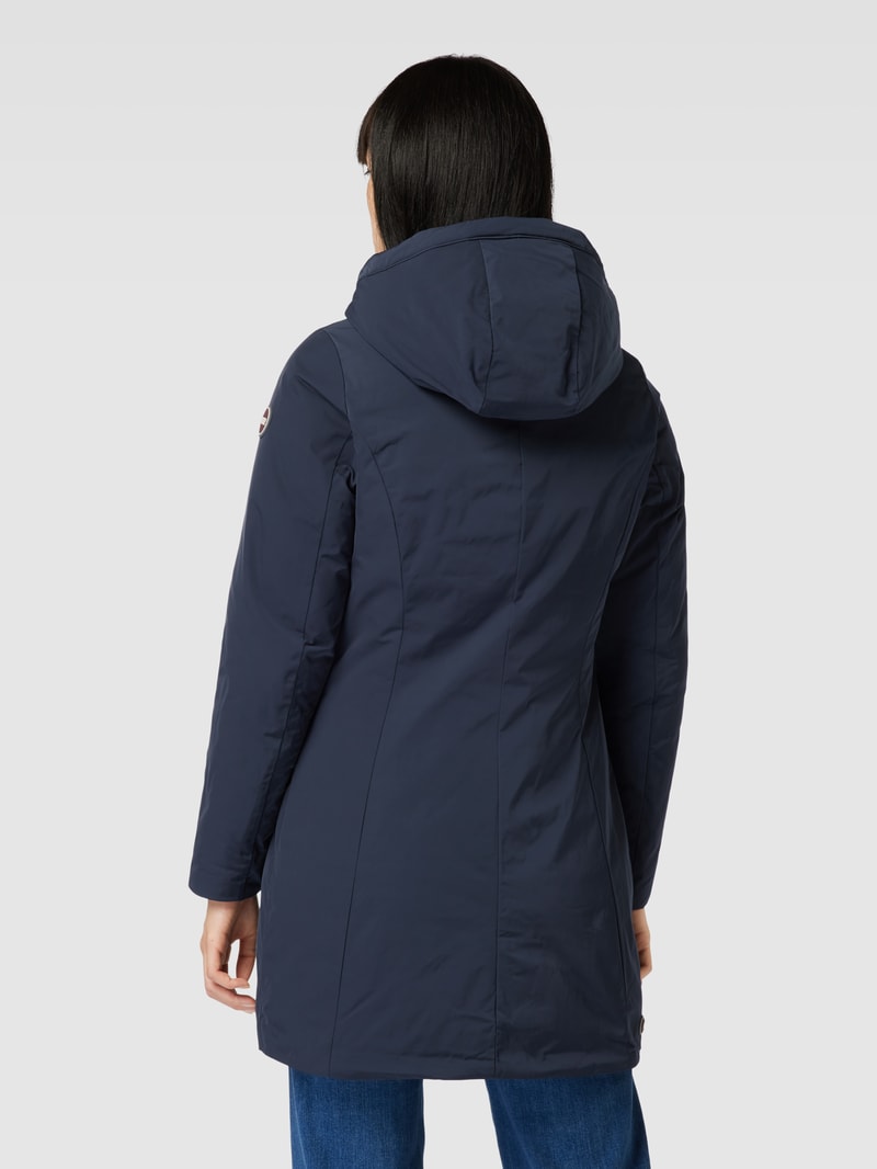 Parka mit Kapuze in marineblau