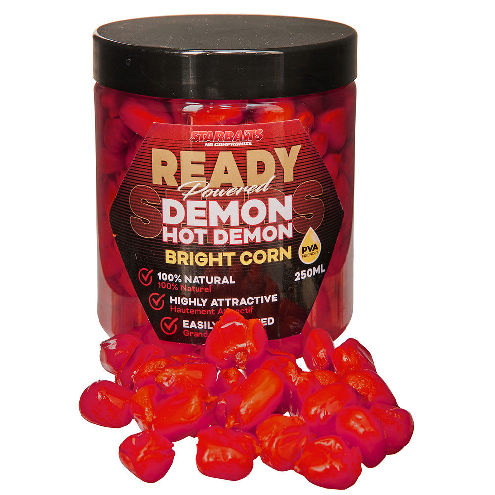 Graine Cuite Starbaits Ready Seed Bright Corn Demon 250ml