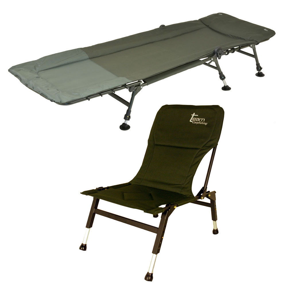 Pack komfort Carpe Team Carpfishing Bedchair Process + Level Premium